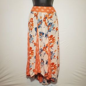 Free People High-Low Petite Maxi Skirt Floral